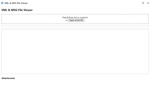 EML  MSG File Viewer  from Chrome web store to be run with OffiDocs Chromium online