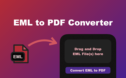 EML to PDF  from Chrome web store to be run with OffiDocs Chromium online