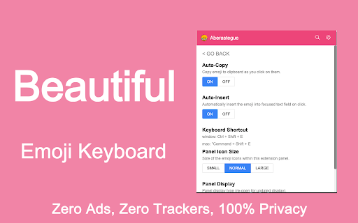 Emoji Keyboard by Aberastegue  from Chrome web store to be run with OffiDocs Chromium online