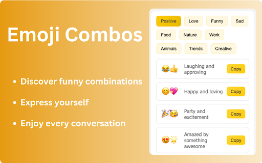 Emoji Kitchen  from Chrome web store to be run with OffiDocs Chromium online