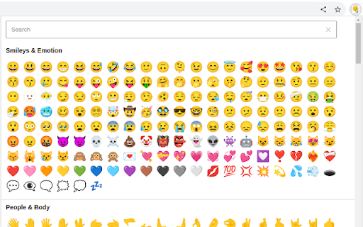 EmojiPad: Zero Permissions Emoji Keyboard  from Chrome web store to be run with OffiDocs Chromium online
