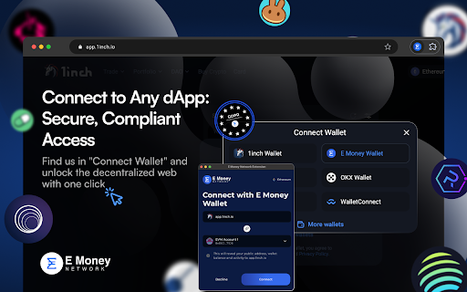 E Money Network  from Chrome web store to be run with OffiDocs Chromium online