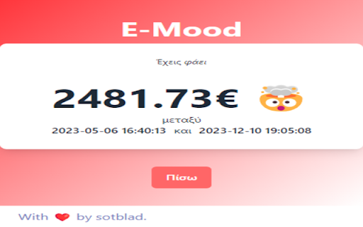 E mood  from Chrome web store to be run with OffiDocs Chromium online