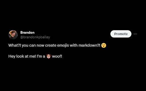 Emotixr  from Chrome web store to be run with OffiDocs Chromium online