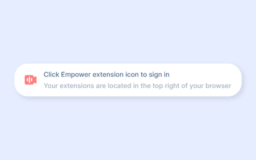 Empower Recorder  from Chrome web store to be run with OffiDocs Chromium online