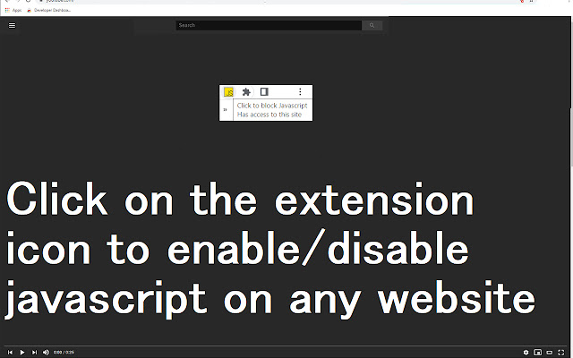 Enable JavaScript  from Chrome web store to be run with OffiDocs Chromium online