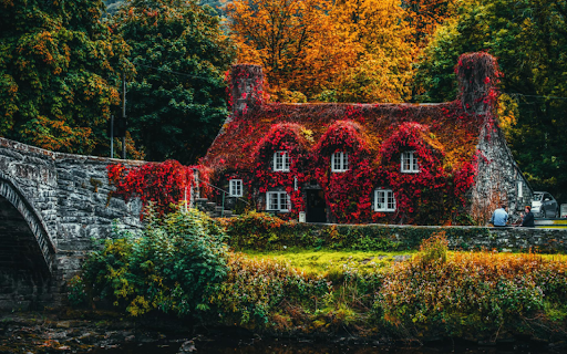 Enchanted Autumn Cottage  from Chrome web store to be run with OffiDocs Chromium online