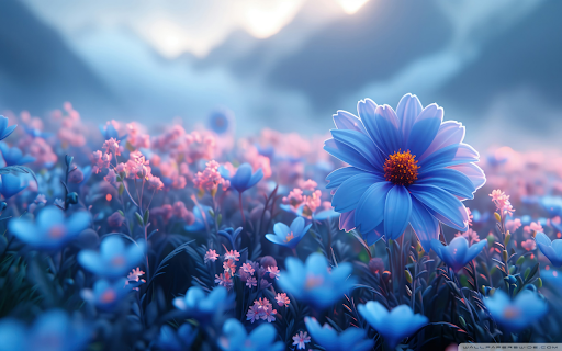 Enchanting Dreamscape in a Misty Floral Meadow  from Chrome web store to be run with OffiDocs Chromium online