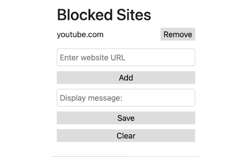 Encouraging site blocker  from Chrome web store to be run with OffiDocs Chromium online