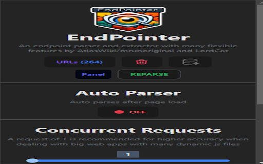 EndPointer  from Chrome web store to be run with OffiDocs Chromium online