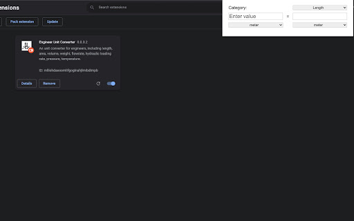 Engineer Unit Converter  from Chrome web store to be run with OffiDocs Chromium online Engineer Unit Converter  from Chrome web store to be run with OffiDocs Chromium online
