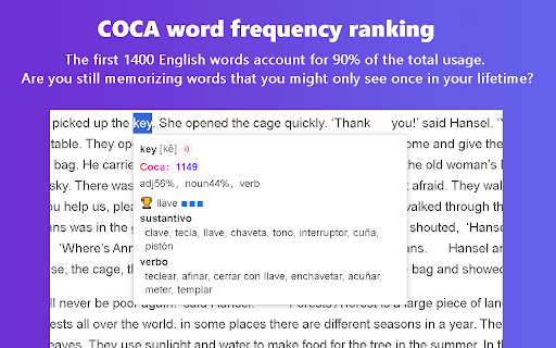 EngliDict English Learning/Select word Translation  from Chrome web store to be run with OffiDocs Chromium online