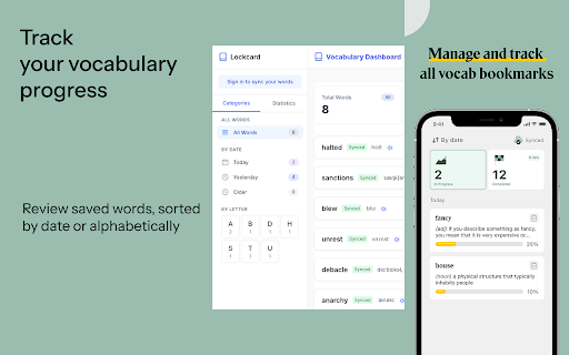 English Vocabulary Builder  from Chrome web store to be run with OffiDocs Chromium online
