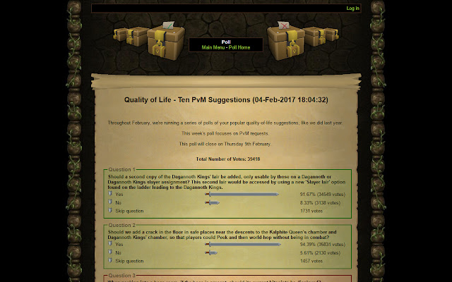 Enhanced Old School RuneScape Poll Results  from Chrome web store to be run with OffiDocs Chromium online