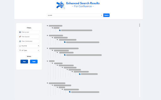 Enhanced Search Results for Confluence  from Chrome web store to be run with OffiDocs Chromium online