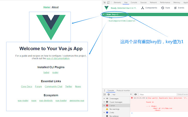 Enhanced Vue.js devtools  from Chrome web store to be run with OffiDocs Chromium online