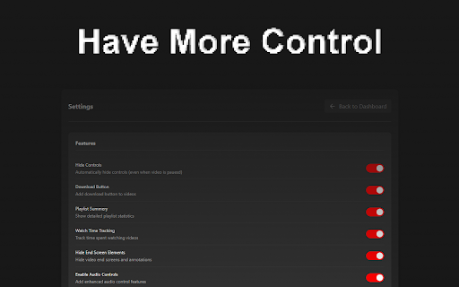 Enhanced YouTube Experience from Chrome web store to be run with OffiDocs Chromium online Enhanced YouTube Experience from Chrome web store to be run with OffiDocs Chromium online
