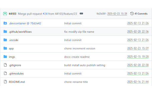 Enhance GitHub Timestamps  from Chrome web store to be run with OffiDocs Chromium online