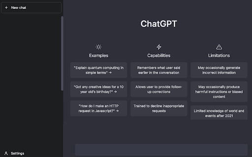 Enhancer for ChatGPT  from Chrome web store to be run with OffiDocs Chromium online