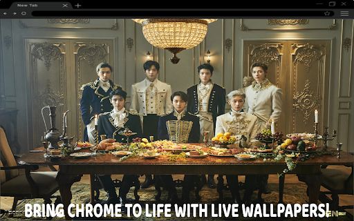 ENHYPEN Food Feast Live Wallpaper  from Chrome web store to be run with OffiDocs Chromium online