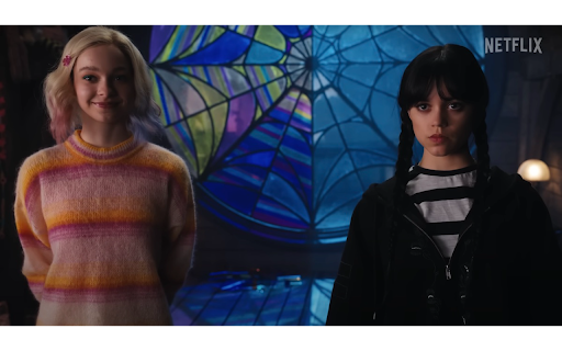 Enid Sinclair  Wednesday Addams Netflix  from Chrome web store to be run with OffiDocs Chromium online