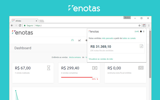 eNotas Nota Fiscal Eletrônica Automática  from Chrome web store to be run with OffiDocs Chromium online