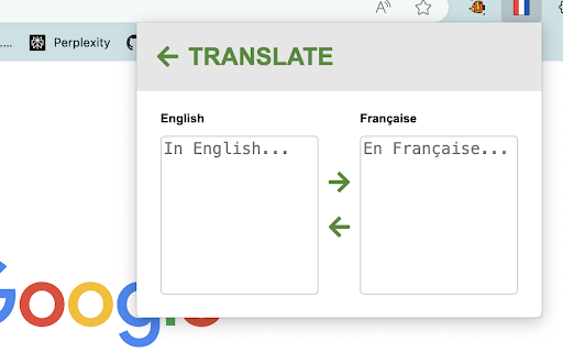 En Parlant  from Chrome web store to be run with OffiDocs Chromium online