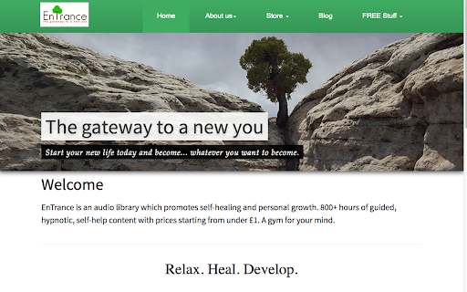 EnTrance Self Help Audio  from Chrome web store to be run with OffiDocs Chromium online