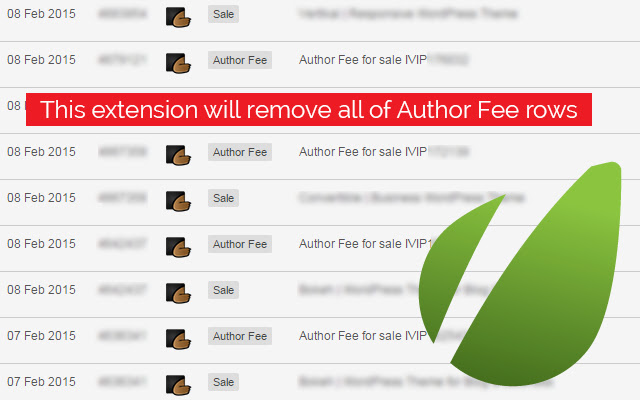 Envato Authors: No Author Fee  from Chrome web store to be run with OffiDocs Chromium online