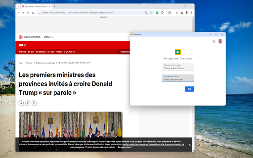 Envoyer à Google Classroom  from Chrome web store to be run with OffiDocs Chromium online