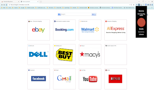 Enzona Web Spoofing match  from Chrome web store to be run with OffiDocs Chromium online
