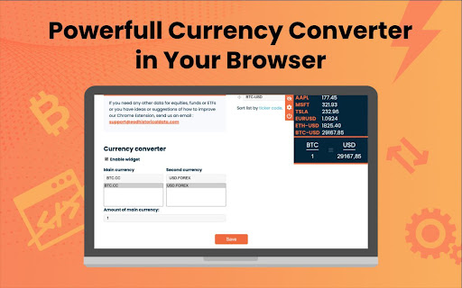 EODHD Ticker Prices Stock Crypto Market FOREX  from Chrome web store to be run with OffiDocs Chromium online