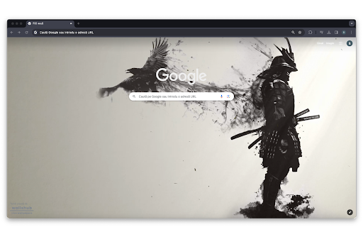 Epic Samurai With Crow (Live Wallpaper)  from Chrome web store to be run with OffiDocs Chromium online