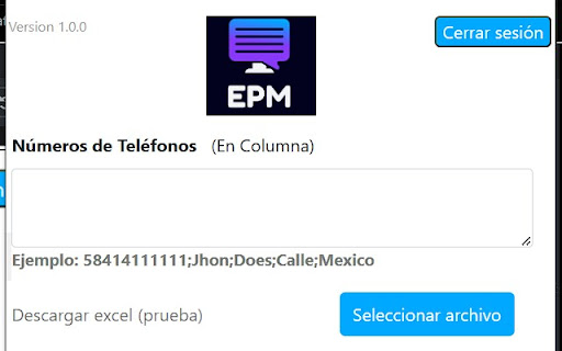 EPM  from Chrome web store to be run with OffiDocs Chromium online