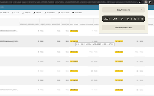 Epoch Explorer Unix Timestamp tool  from Chrome web store to be run with OffiDocs Chromium online