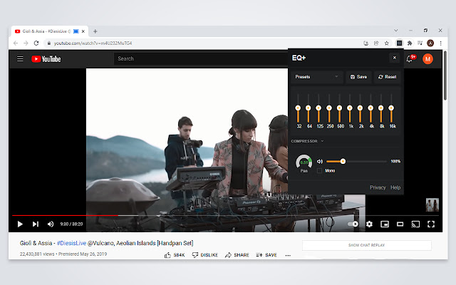 Equalizer Plus  from Chrome web store to be run with OffiDocs Chromium online