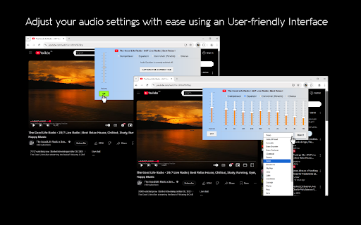 Equalizer with Volume Booster Equalizer  from Chrome web store to be run with OffiDocs Chromium online