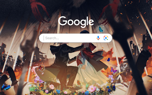 Eren Mikasa Attack on Titan Anime Theme  from Chrome web store to be run with OffiDocs Chromium online