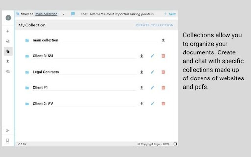 Ergo Chat  from Chrome web store to be run with OffiDocs Chromium online