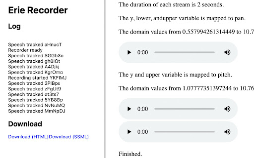 Erie Recorder for Chrome  from Chrome web store to be run with OffiDocs Chromium online