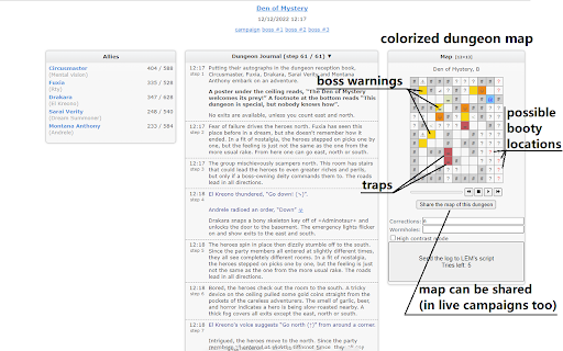 Erinome Godville UI+  from Chrome web store to be run with OffiDocs Chromium online