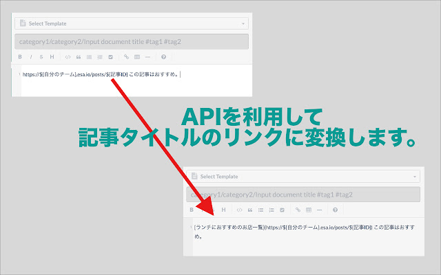 esa.io Auto Linkify  from Chrome web store to be run with OffiDocs Chromium online