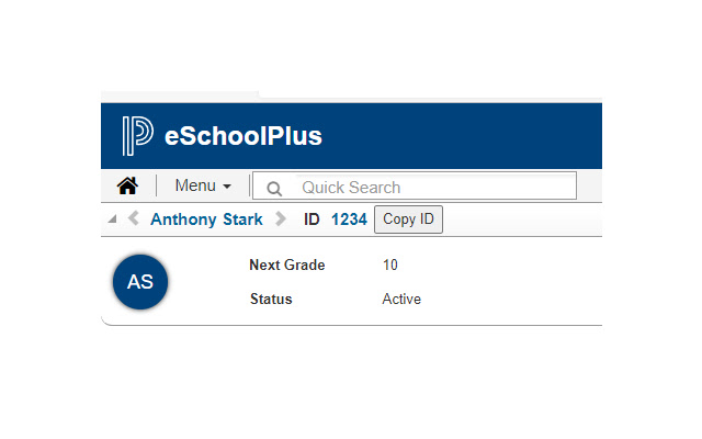 eSchool Copy Student ID  from Chrome web store to be run with OffiDocs Chromium online