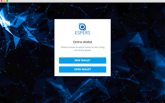 Espers Web Wallet  from Chrome web store to be run with OffiDocs Chromium online