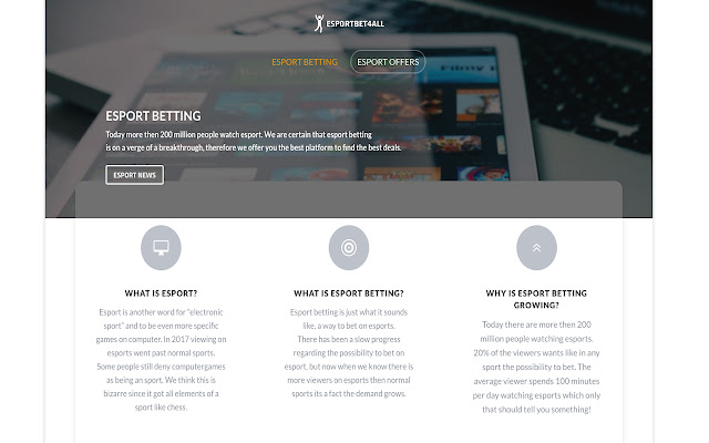 esportbet4all  from Chrome web store to be run with OffiDocs Chromium online