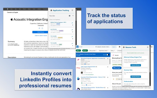 Espresso Resume  from Chrome web store to be run with OffiDocs Chromium online