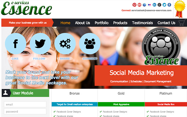 Essence E Services  from Chrome web store to be run with OffiDocs Chromium online