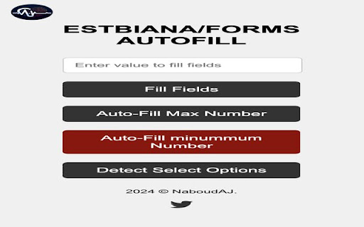 Estbiana/Forms Autofill  from Chrome web store to be run with OffiDocs Chromium online