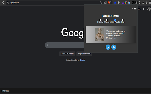 Estoicismo Citas  from Chrome web store to be run with OffiDocs Chromium online