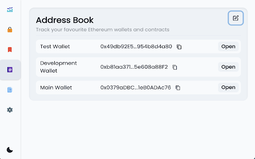 Eth Dash  from Chrome web store to be run with OffiDocs Chromium online